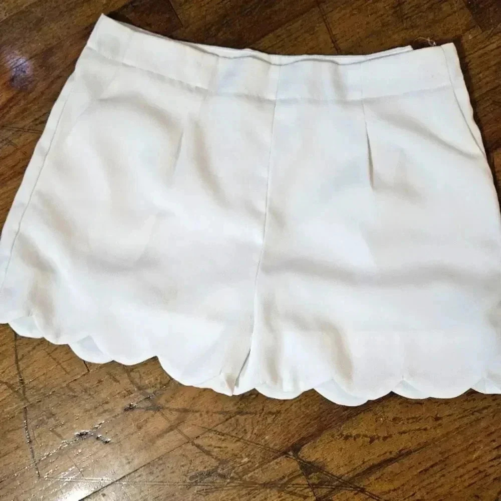 Mittoshop Women's White Athletic Shorts
